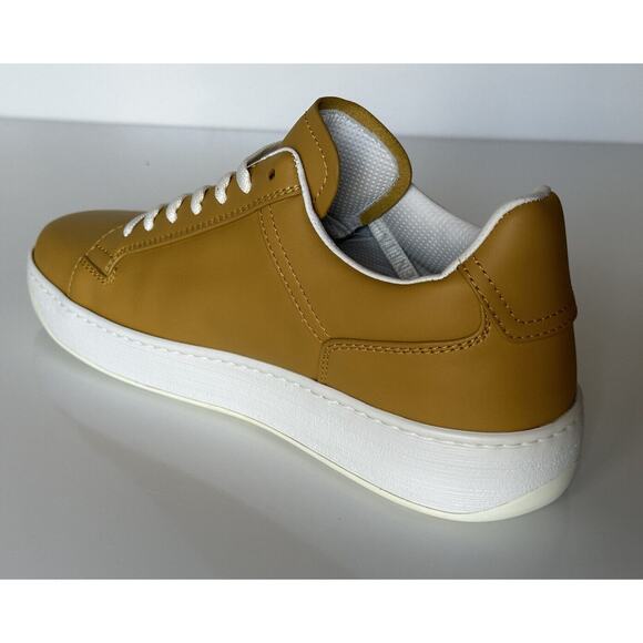 NIB $690 Bottega Veneta Calf Leather Butterscotch Sneakers 7.5 US (40.5) 578298 main image 7